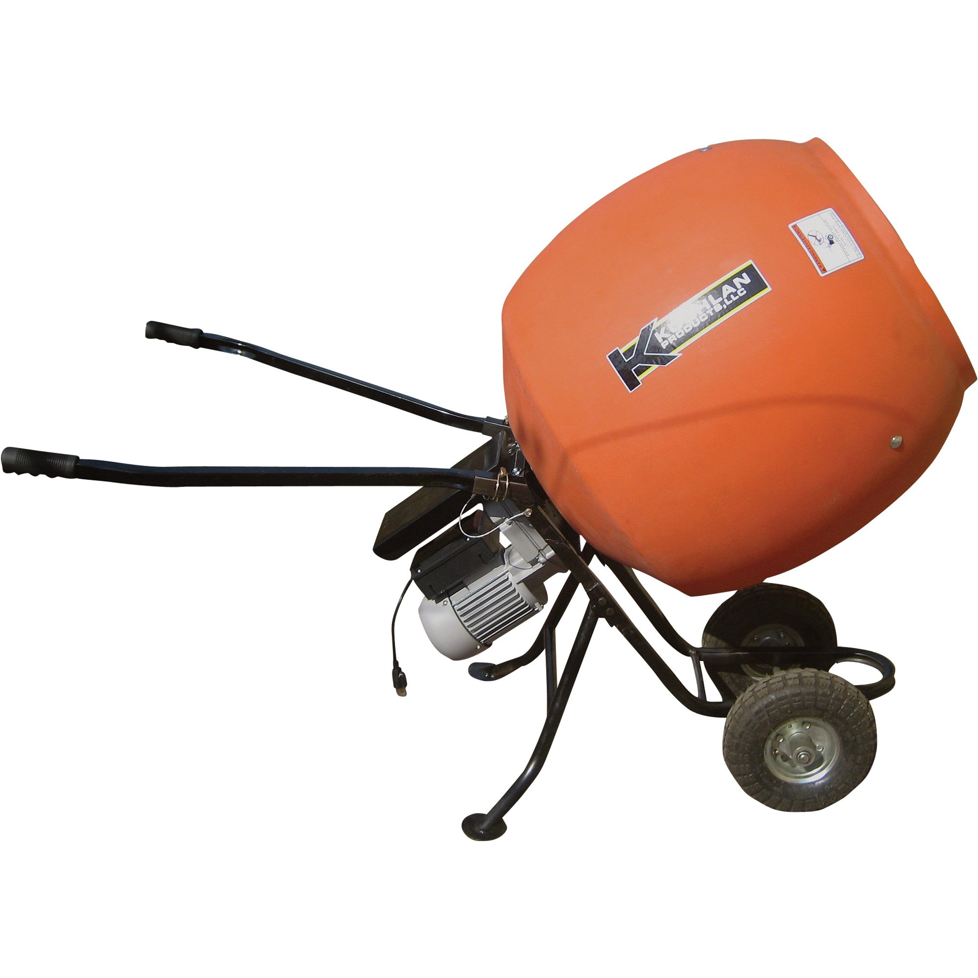 Kushlan Portable Electric Direct Drive Cement Mixer — 6 Cubic Ft. Drum, Model# KPRO600DD